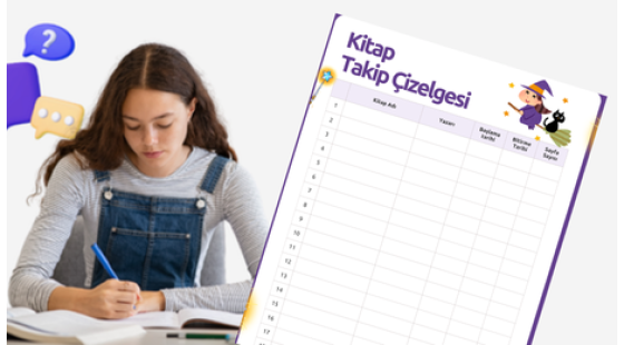 Başarı düzenleyici / Kitap takip çizelgesi